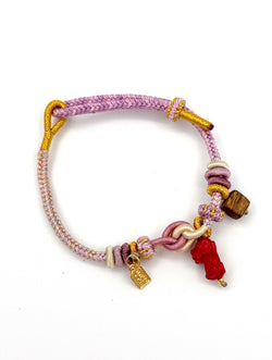 "Soul Manifest" Agarwood & Pixiu Cinnabar Woven Bracelet | Fortune Charm