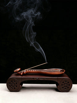 Stress Relief 4-in-1 Music Incense Burner | Pipa Bluetooth Speaker Agarwood Holder with 10g Rare Incense - Meditation Home Decor