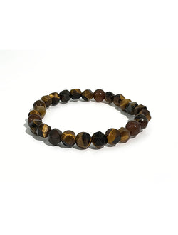 "Summit Tiger" Faceted Golden Tiger’s Eye Bracelet | The Gold Element | Leadership Talisman