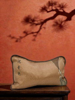 "Zen Rest" Natural Agarwood Scented Pillow | Ergonomic Cervical Support | Breathable Mesh for Deep Sleep