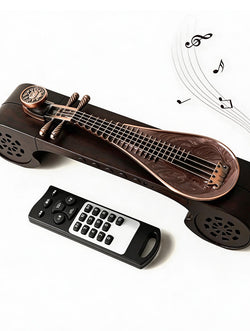 Stress Relief 4-in-1 Music Incense Burner | Pipa Bluetooth Speaker Agarwood Holder with 10g Rare Incense - Meditation Home Decor
