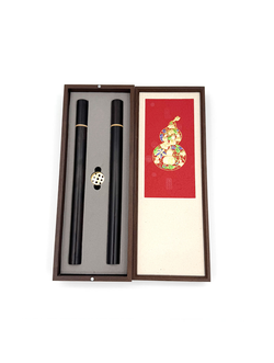 Agarwood Incense Gift Set | 20g | Gourd Double-Tube Presentation