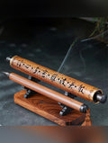 Zen Calligraphy Pen & Scroll Incense Burner Gift Set | 10g Agarwood Sticks
