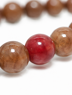 Smoky Quartz & Red Agate Bracelet | Earth Element | Grounding & Balance