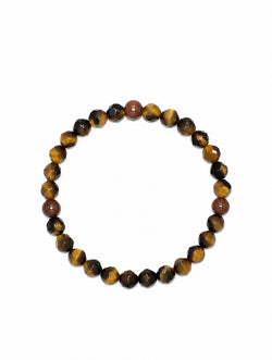 "Summit Tiger" Faceted Golden Tiger's Eye Bracelet | Gold Element
