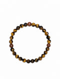 "Summit Tiger" Faceted Golden Tiger's Eye Bracelet | Gold Element