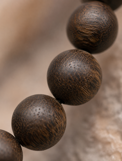 Natural Sinking Agarwood Bracelet | 10mm | 13.5g | High-Density Oud Beads