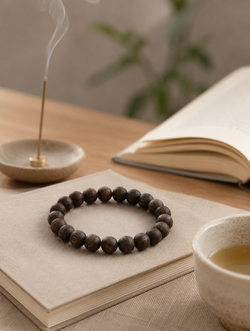 Natural Sinking Agarwood Bracelet | 10mm | 13.5g | High-Density Oud Beads
